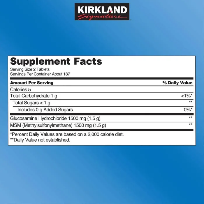 Glucosamine Kirkland HCI 375 Vien Thanh phan