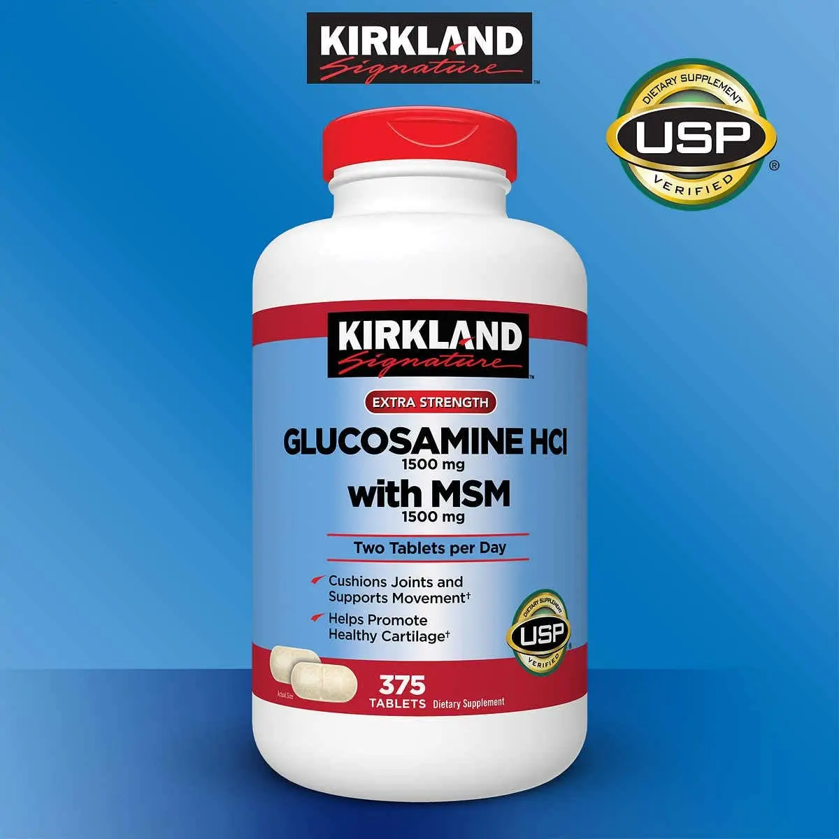 Glucosamine Kirkland HCI 375 Vien