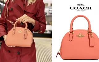 Review Túi Xách Tay Coach Sydney Satchel Hồng Phấn - Mỹ-thich-hang-ngoai