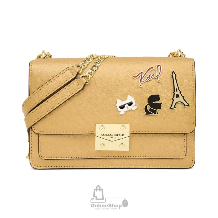 Mô tả Túi Đeo Chéo Nữ KARL LAGERFELD PARIS CORINNE GIFTING CHAIN SHOULDER BAG | Pháp-hang-ngoai-nhap