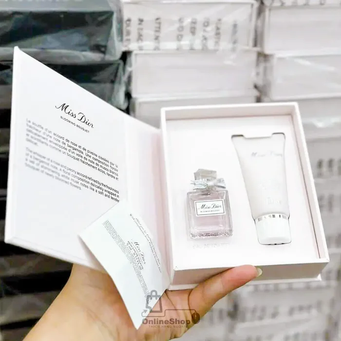 Quà tặng Set Nước Hoa Và Lotion Milk Miss Dior EDP | 5ml + 20ml-hang-ngoai-nhap