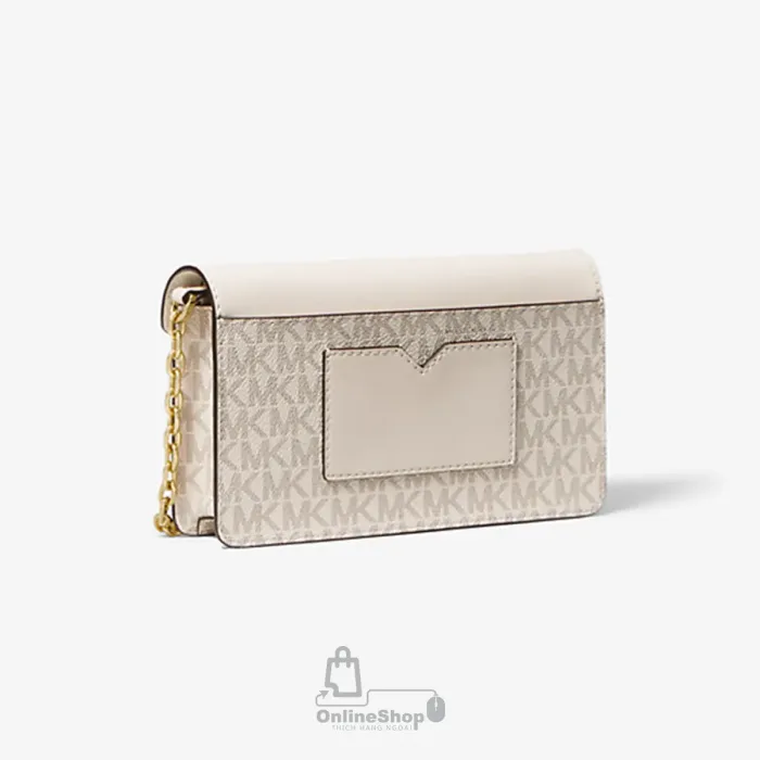 Chi tiết Túi Đeo Chéo Nữ Michael Kors Small Logo Envelope Crossbody Bag | USA-hang-ngoai-nhap