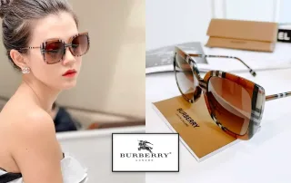 Review Kính Mát Burberry Caroll Gradient Brown Square Ladies Sunglasses BE4323 400513 54 | Anh Quốc-thich-hang-ngoai