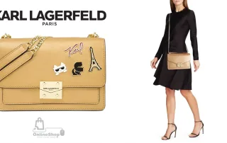 Review Túi Đeo Chéo Nữ KARL LAGERFELD PARIS CORINNE GIFTING CHAIN SHOULDER BAG | Pháp-hang-ngoai-nhap