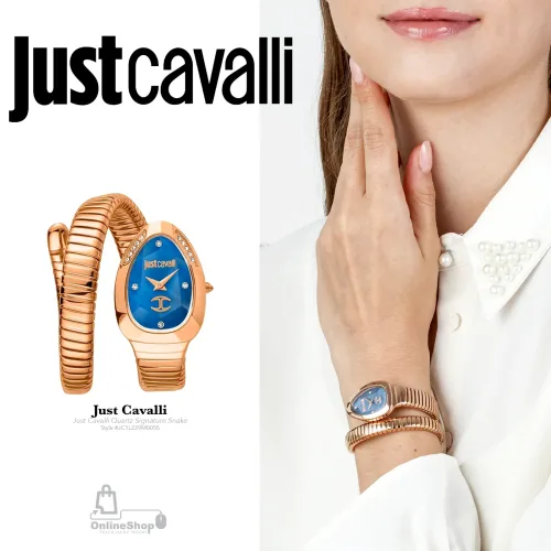 Đồng Hồ Cao Cấp Nữ Just Cavalli Quartz JC1L229M0055 Signature Snake | Italy-hang-ngoai-nhap