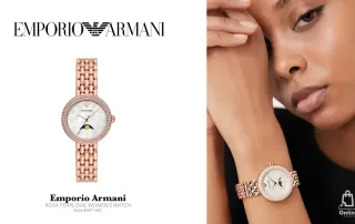 Đồng Hồ Thời Trang Nữ EMPORIO ARMANI ROSA PEARL DIAL WOMEN'S WATCH AR11462 | Italy-hang-ngoai-nhap