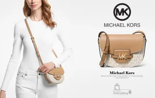 Túi Xách Nữ Thời Trang Michael Kors Reed Small Logo and Leather Crossbody Bag (Camel) 35F3G6RC1B | USA-hang-ngoai-nhap