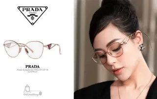 Đánh giá Kính Cận Thời Trang Prada Eyeglasses PR52ZV 53-18 | Italy-hang-ngoai-nhap