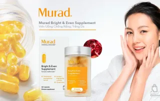 Viên Uống Trắng Da Murad Bright & Even Supplement 60 Viên | USA-hang-ngoai-nhap