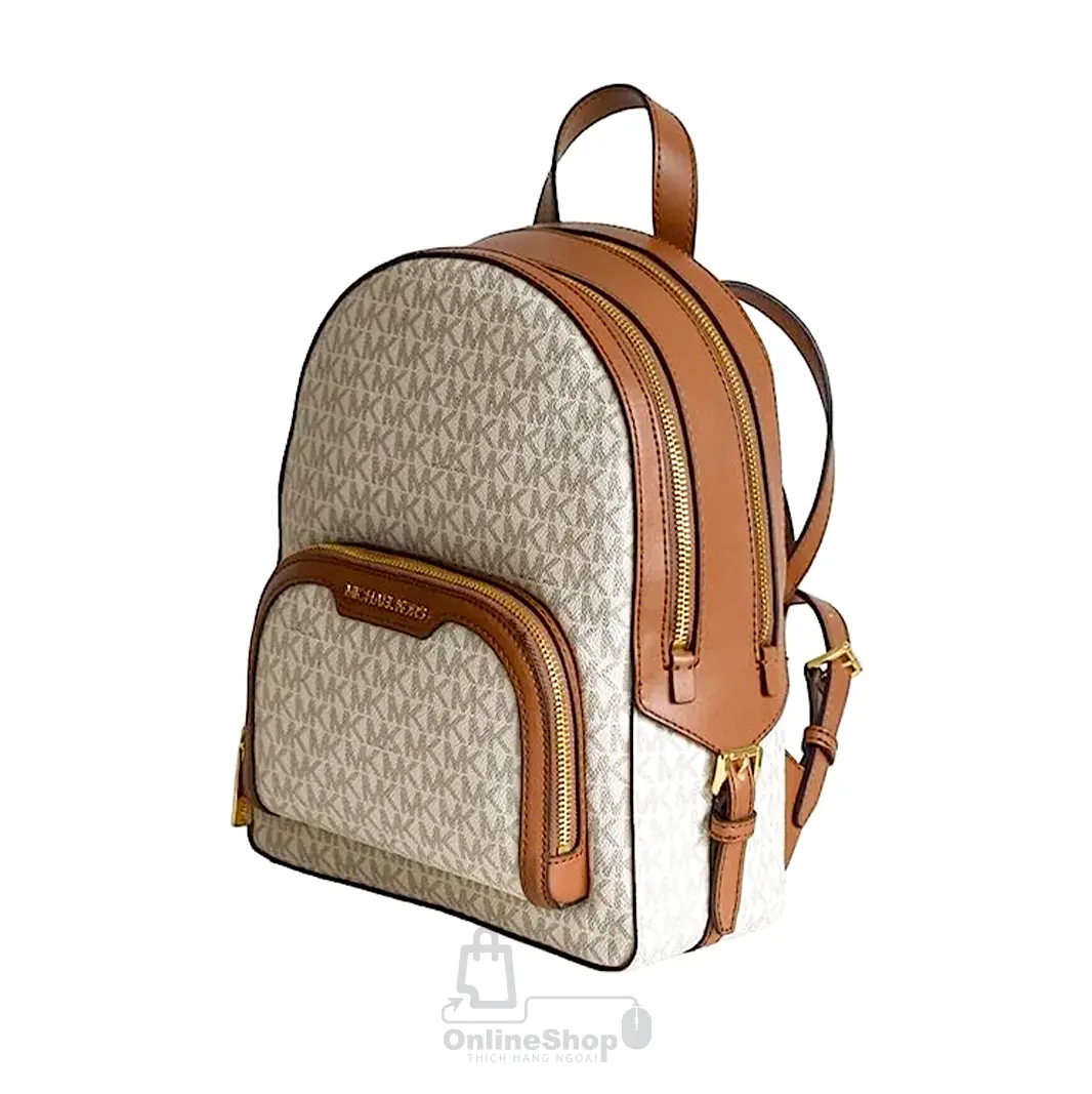 Balo Nữ Hàng Hiệu Michael Kors Jaycee MD Zip Backpack 35S2G8TB2B | USA-hang-ngoai-nhap