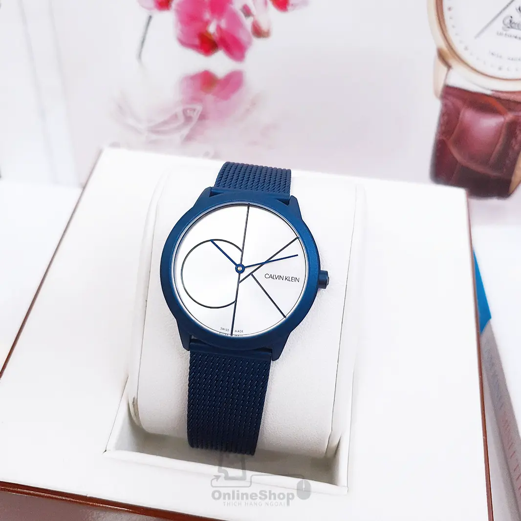 Quà tặng Đồng Hồ Nam Calvin Klein Minimal Men's Watch 40mm | USA-hang-ngoai-nhap