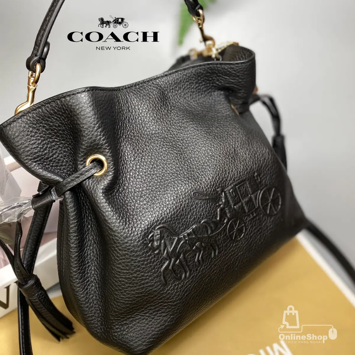 Túi Xách Tay Nữ Đẹp Coach Andy Crossbody With Horse And Carriage CA213 | USA-hang-ngoai-nhap