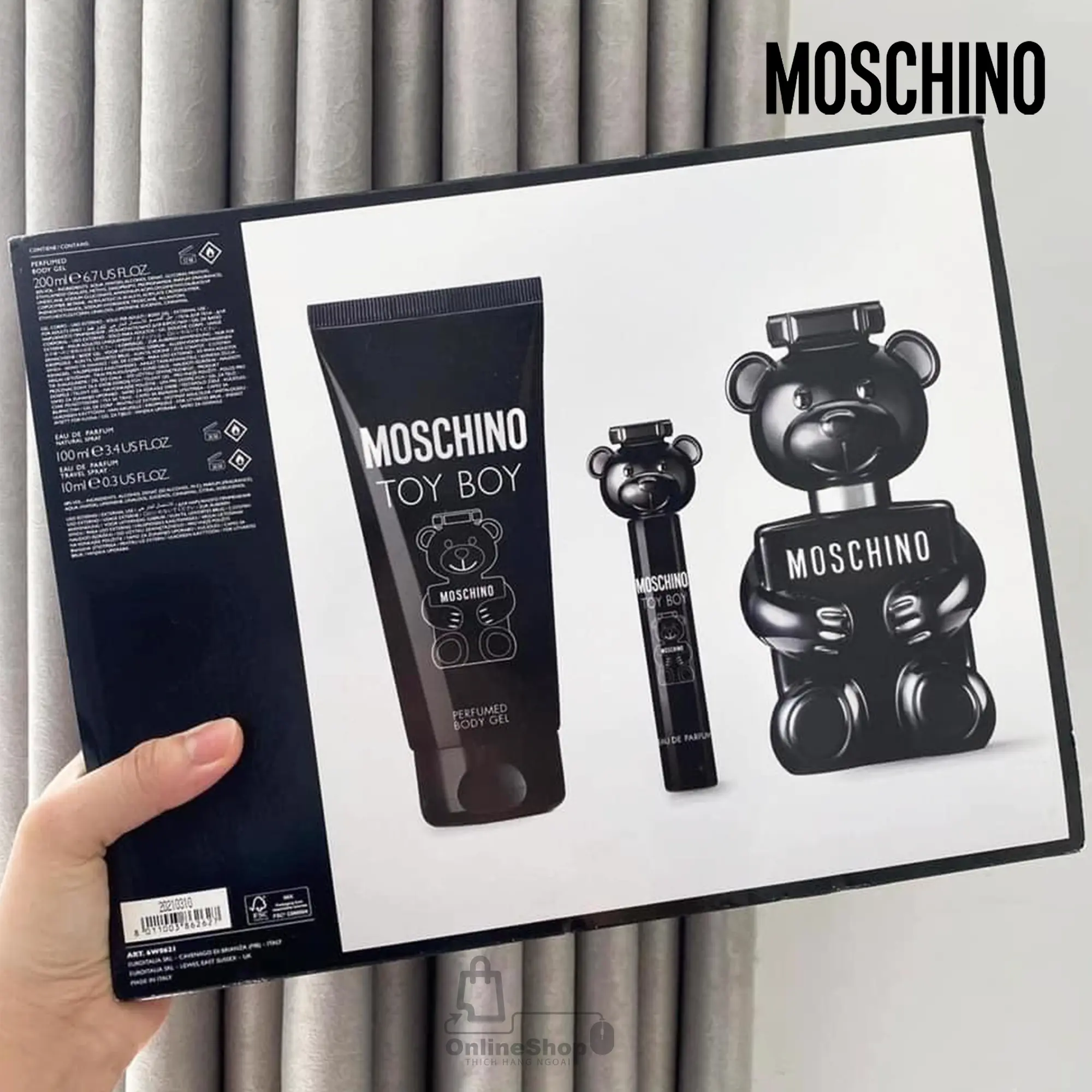 Set Nước Hoa Mini Authentic Moschino Toy Boy 3pcs | ITALY-hang-ngoai-nhap