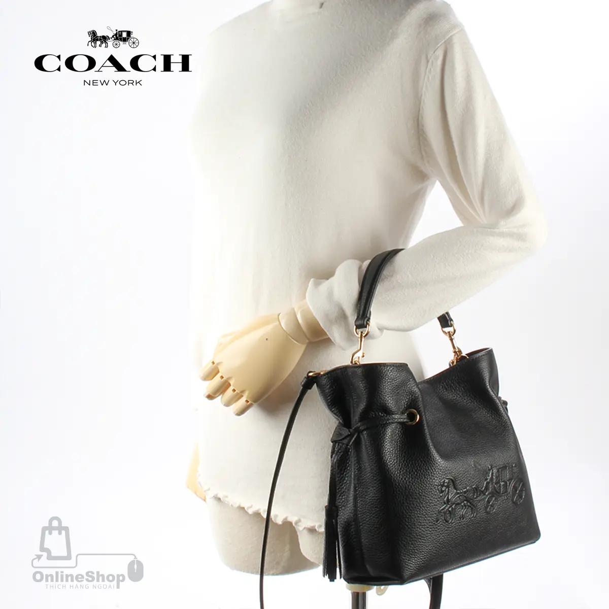 Túi Xách Tay Nữ Thời Trang Coach Andy Crossbody With Horse And Carriage CA213 | USA-hang-ngoai-nhap