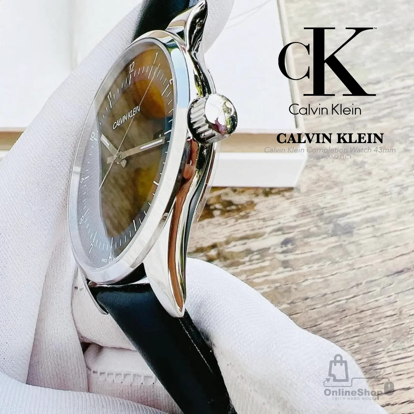 Đồng Hồ Nam Trẻ Trung Calvin Klein Completion Watch 43mm | USA-hang-ngoai-nhap