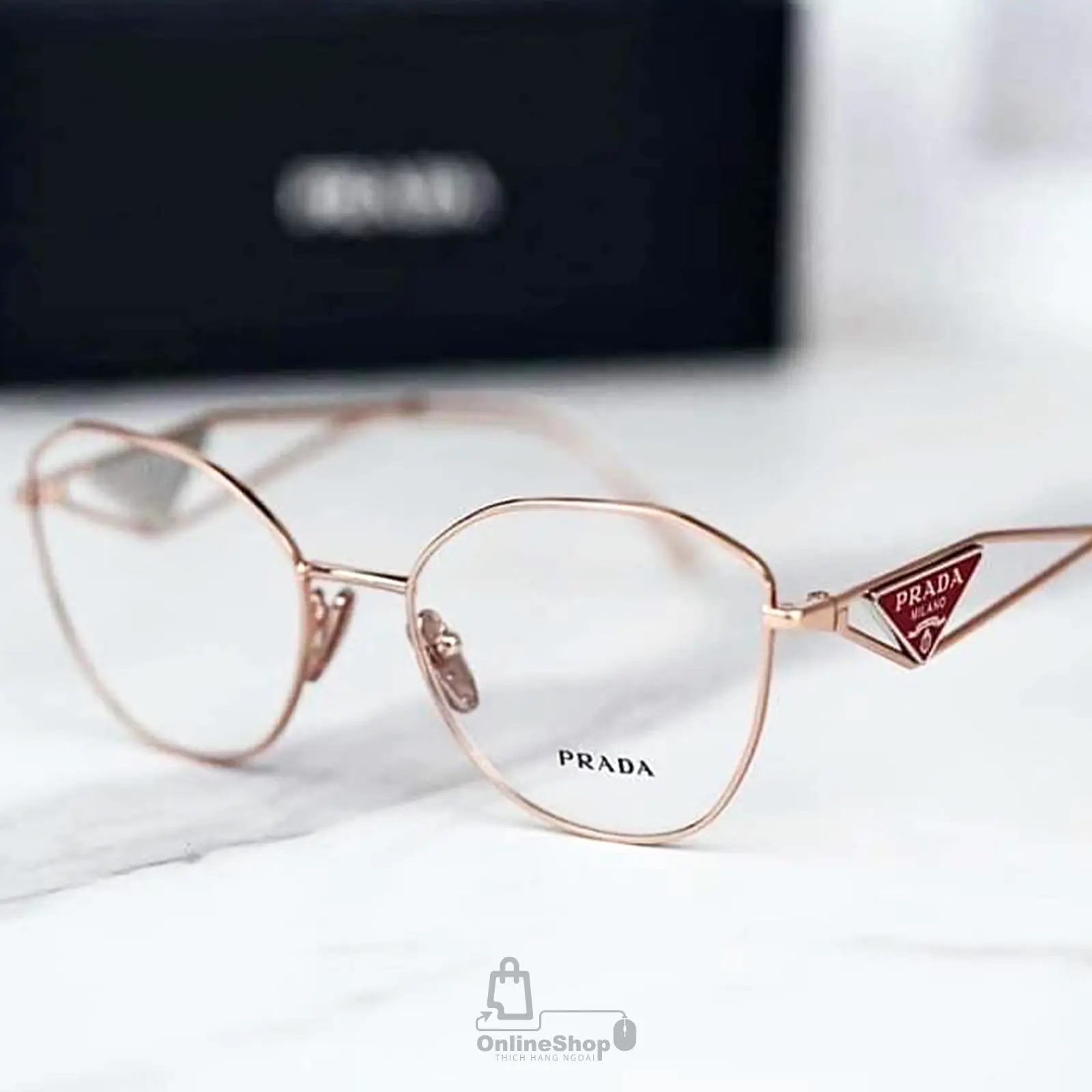 Kính Cận Sinh Viên Prada Eyeglasses PR52ZV 53-18 | Italy-hang-ngoai-nhap