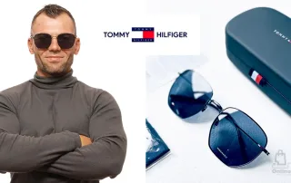 Review Mắt Kính Nam Thời Trang Tommy Hilfiger Men's Matte Blue Geometric Sunglasses - TJ0034FS-hang-ngoai-nhap