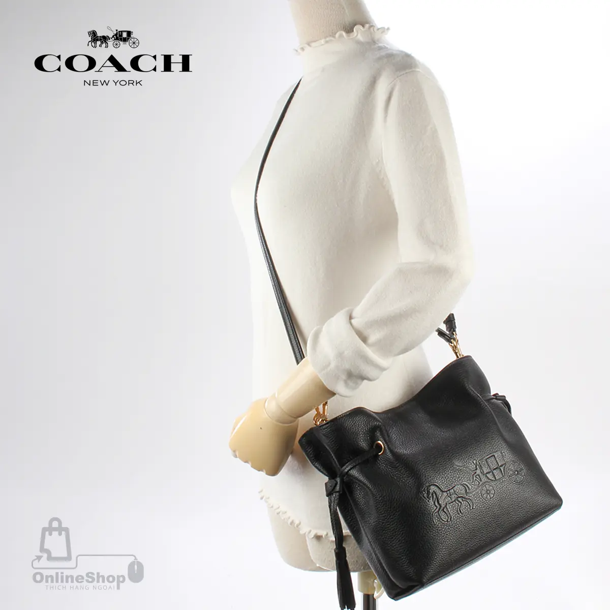 Túi Đeo Chéo Nữ Thời Trang Coach Andy Crossbody With Horse And Carriage CA213 | USA-hang-ngoai-nhap