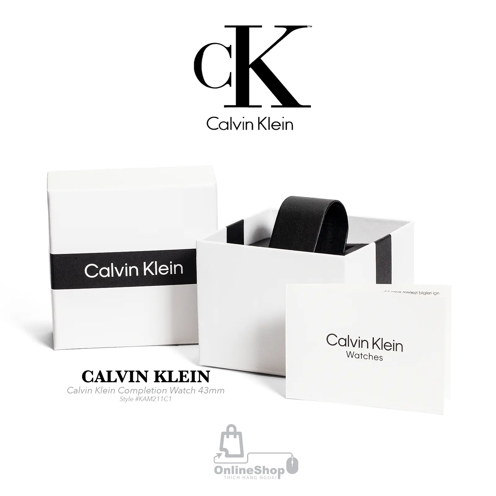 Quà tặng Đồng Hồ Nam Cao Cấp Calvin Klein Completion Watch 43mm | USA-hang-ngoai-nhap