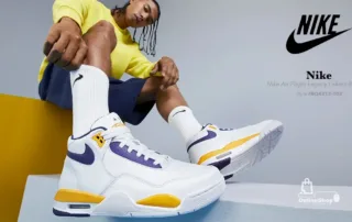 Giày Thể Thao Thời Trang Nam Nike Air Flight Legacy Lakers BQ4212-hang-ngoai