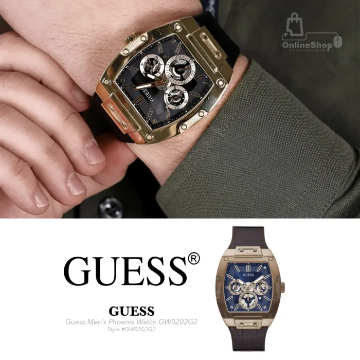 Đồng Hồ Thời Trang Guess Men’s Phoenix Watch GW0202G2 | USA-thich-hang-ngoai