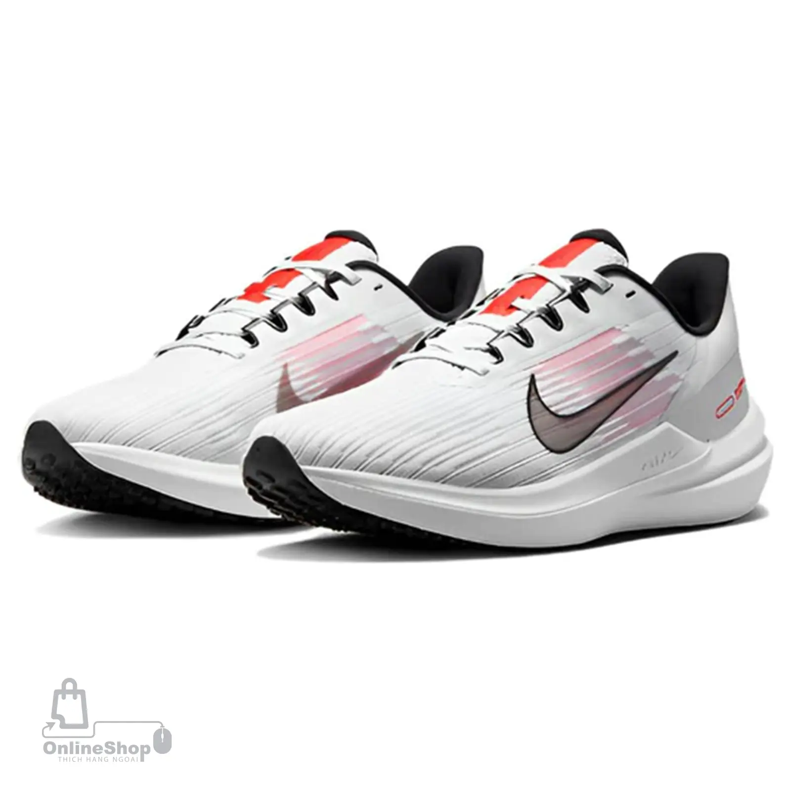 Giày Thể Thao Nam Authentic Nike Air Winflo 9 'Photon Dust Red' DD6203-009-xu-huong-thoi-trang